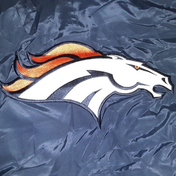 Official NFL Reebok Broncos Coat * Med -Large, Warm, VGUC, Roomy * Denver c2002 - Picture 3 of 14